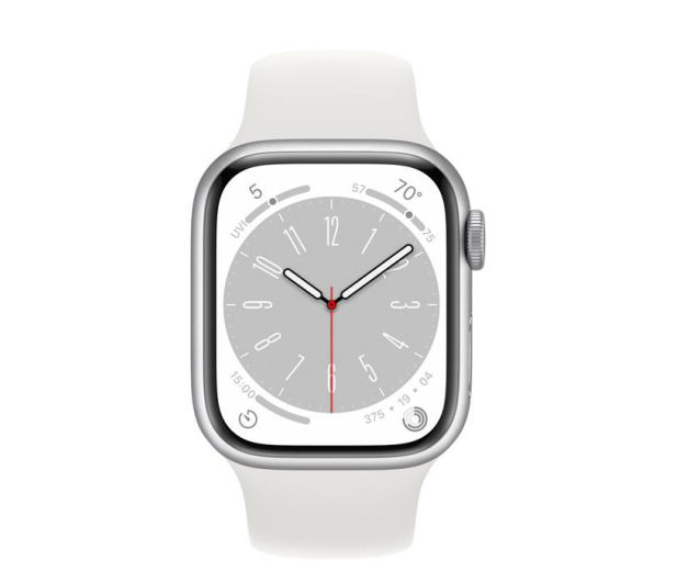 Apple Watch 8 41/Silver Aluminum/White Sport LTE - 1071051 - zdjęcie 3